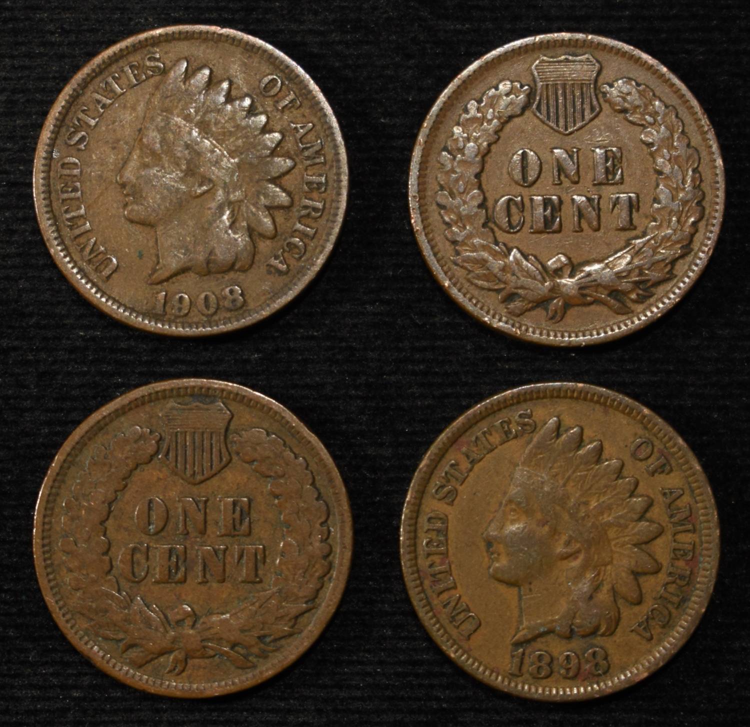(50) INDIAN CENTS