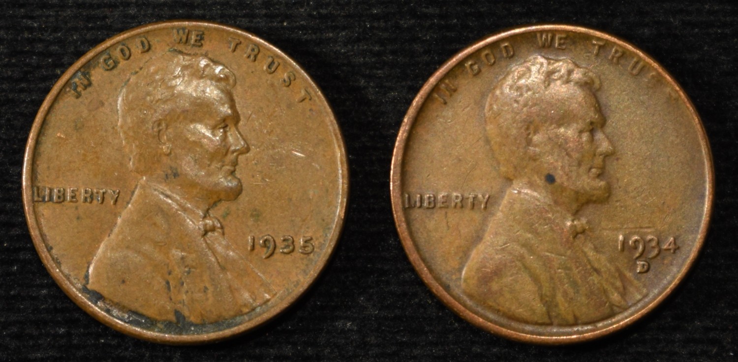 (500) WHEAT CENTS: MIXED DATES