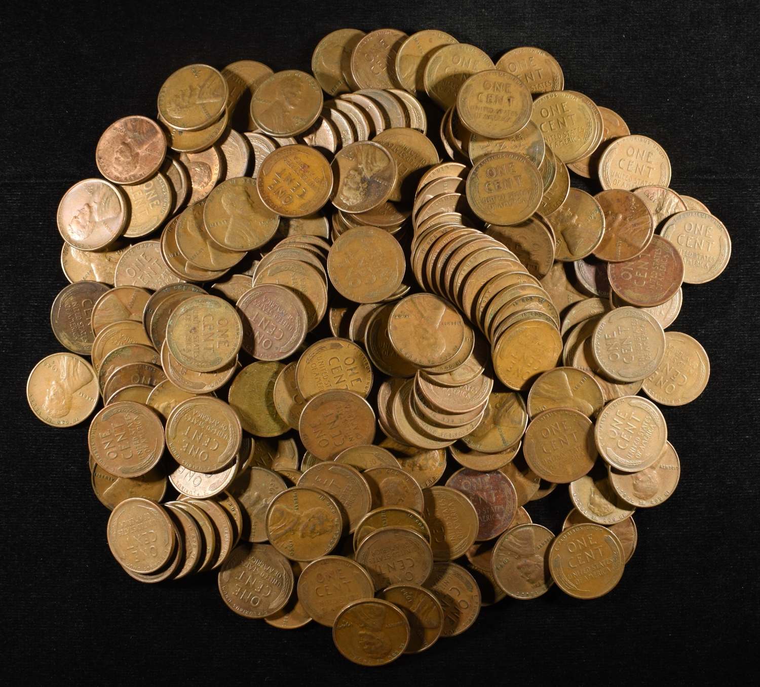 200 "S" MINT WHEAT CENTS