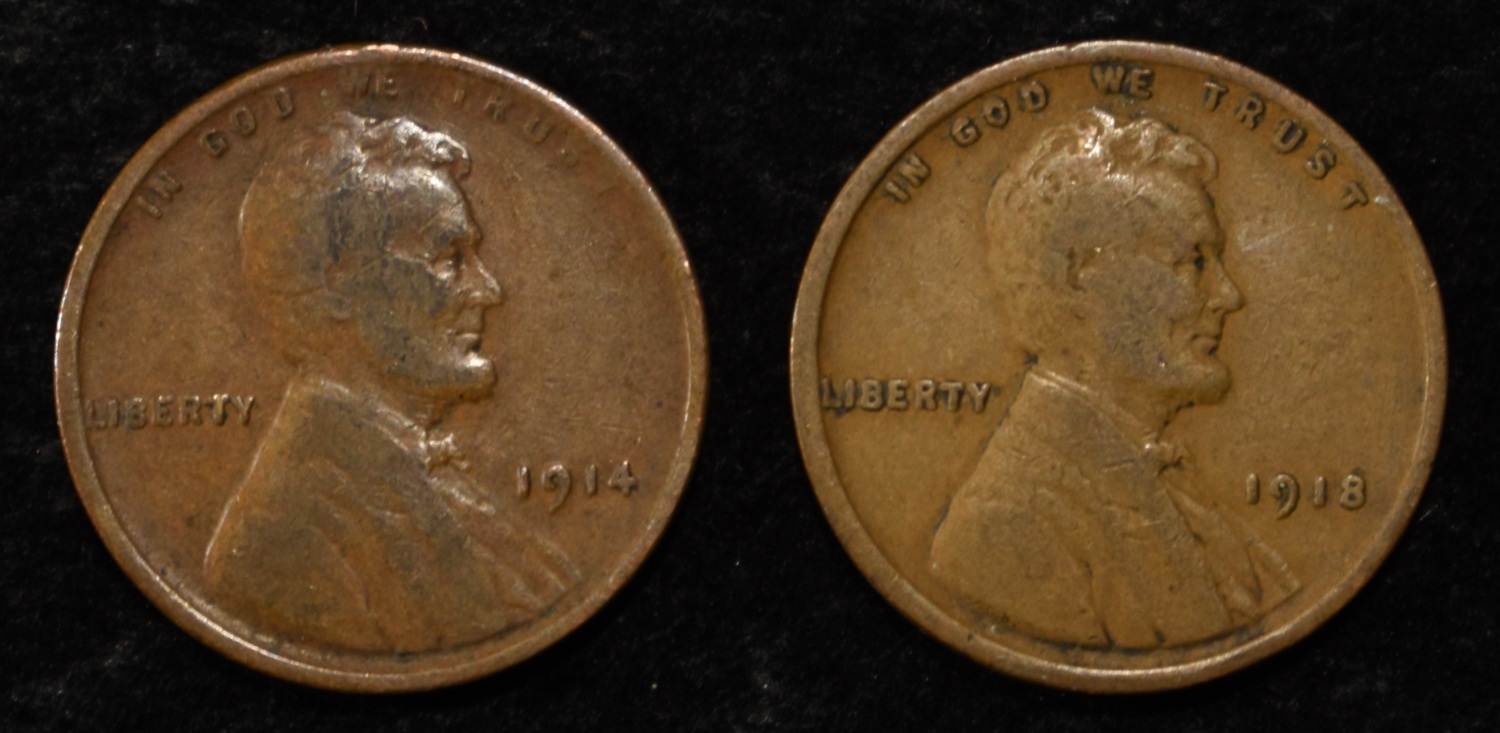 (85) WHEAT CENTS FROM THE TEENS