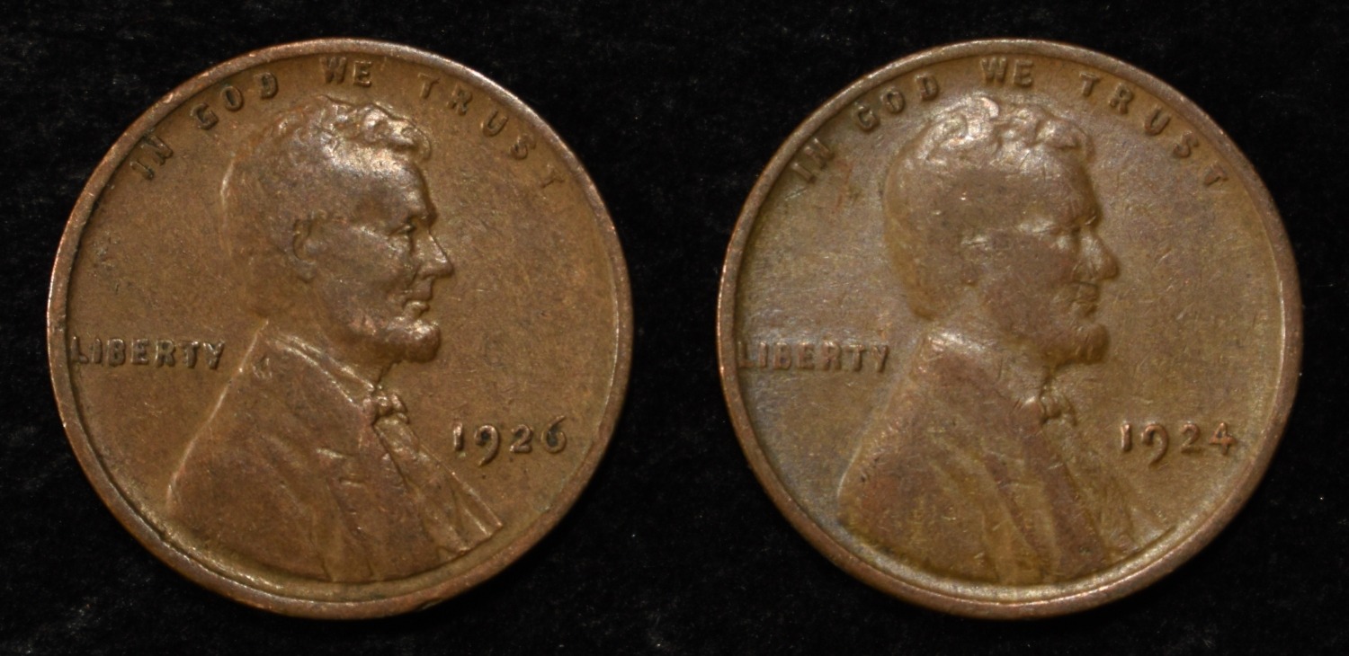 (92) WHEAT CENTS FROM THE 20'S