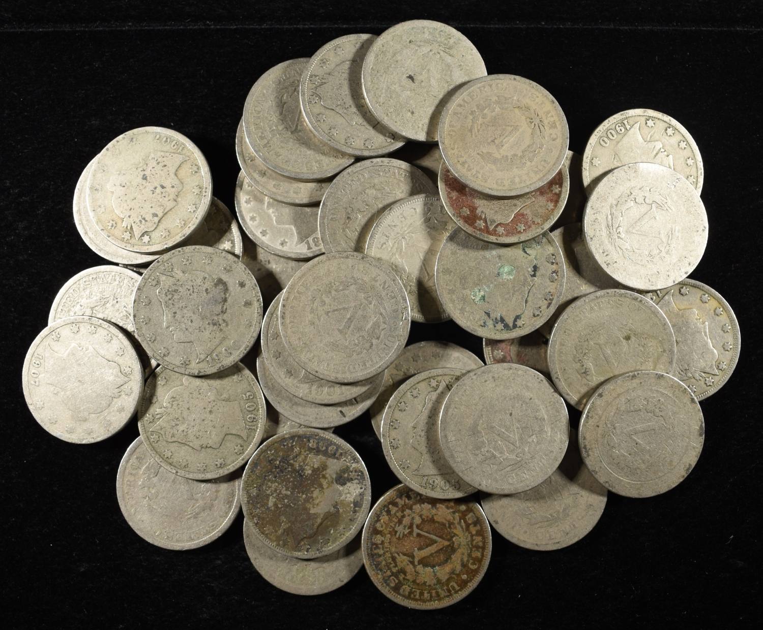 (40) 'V' NICKELS