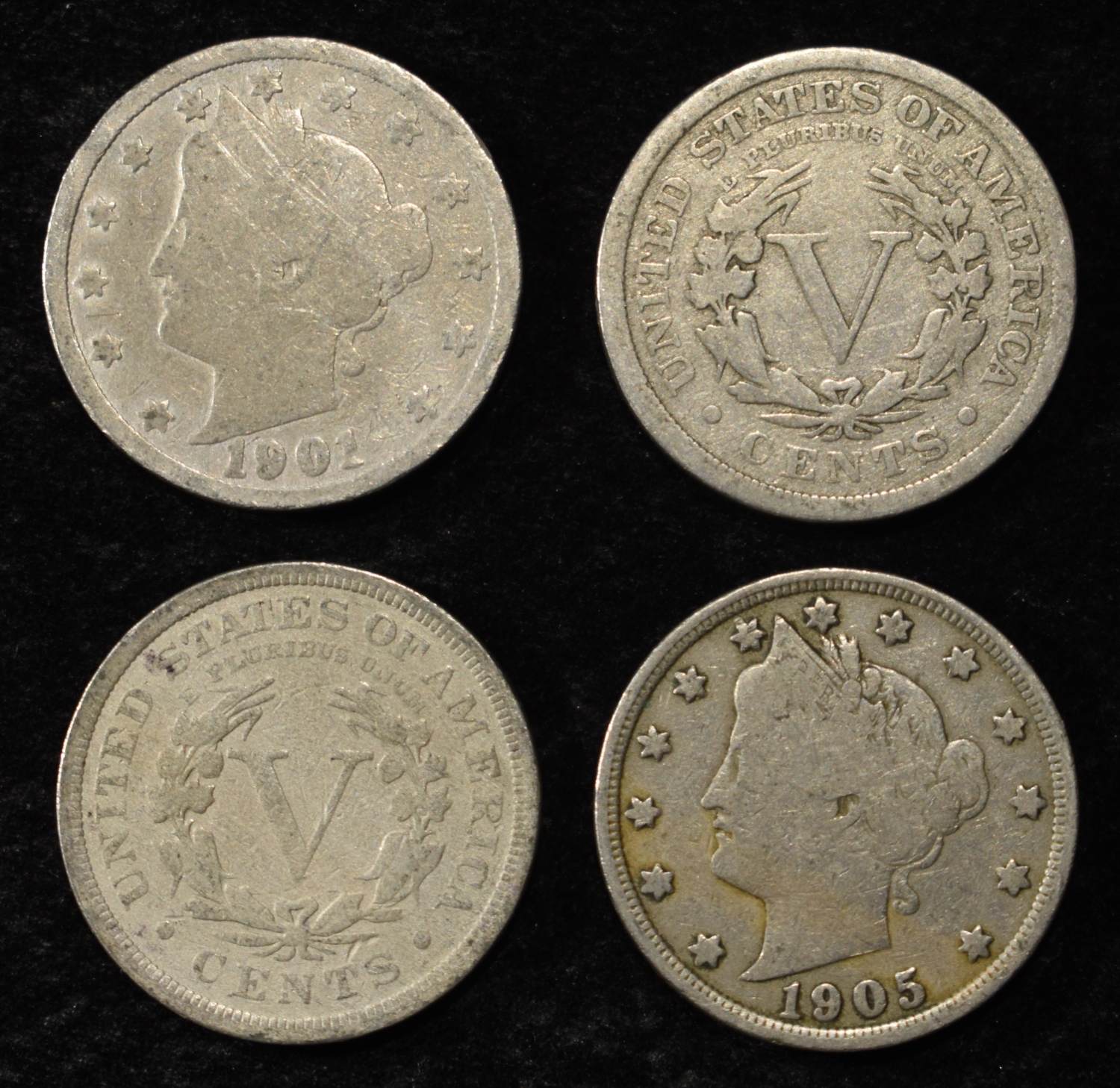 (40) 'V' NICKELS