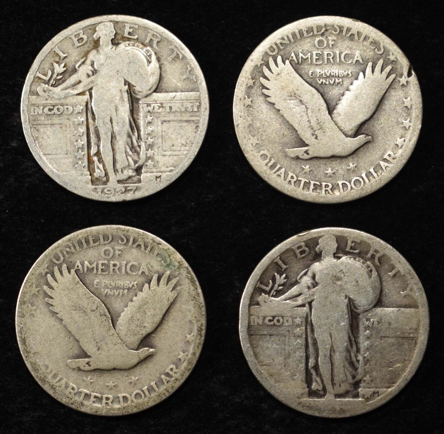 (20) STANDING LIBERTY QUARTERS