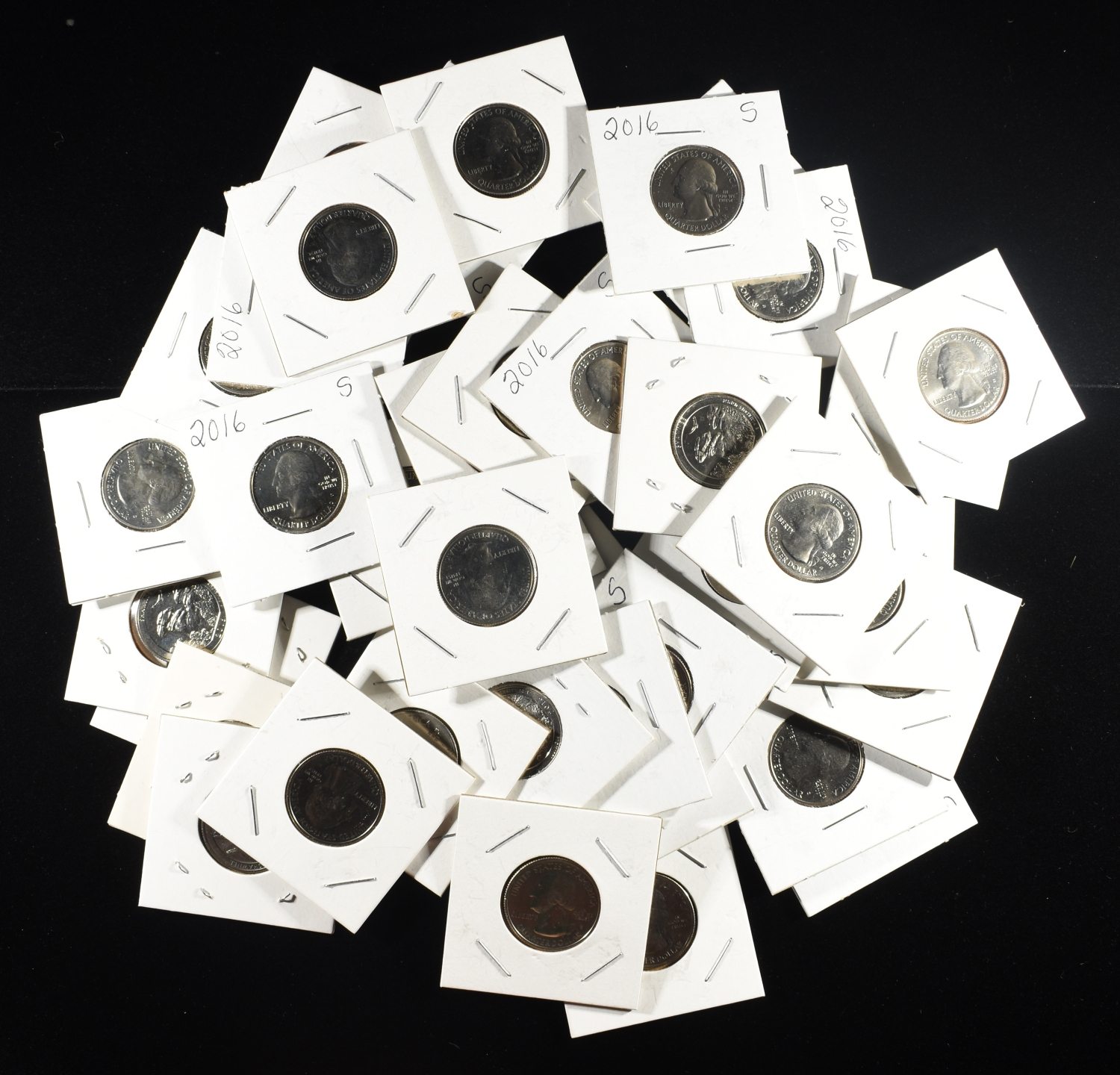 (40) 2016-S WASHINGTON SHAWNEE QUARTERS PROOF
