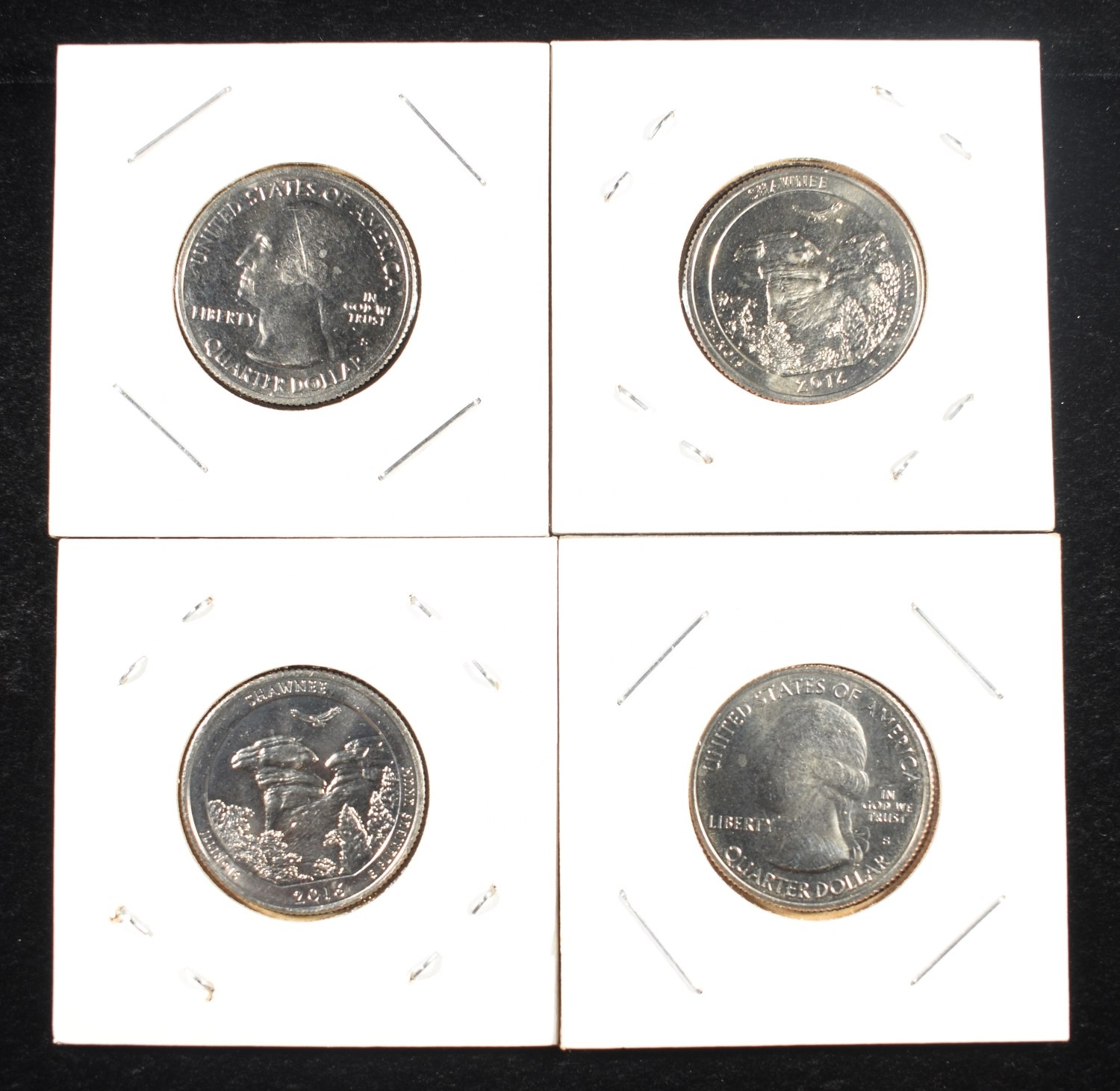 (40) 2016-S WASHINGTON SHAWNEE QUARTERS PROOF