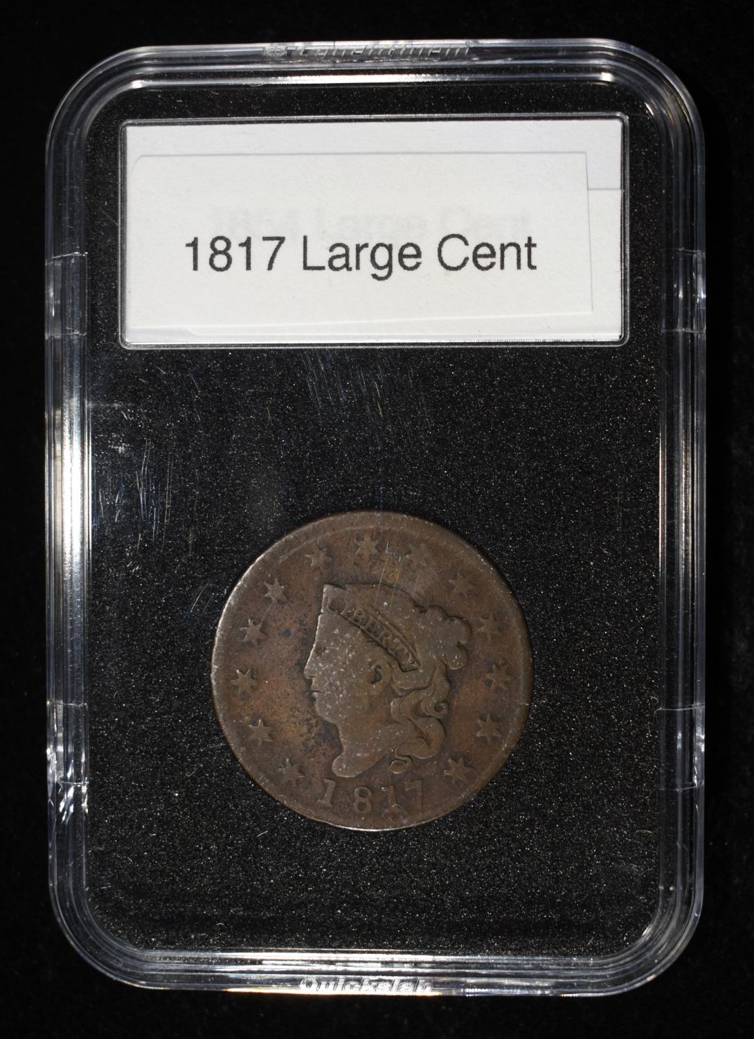 1817 CORONET HEAD LARGE CENT