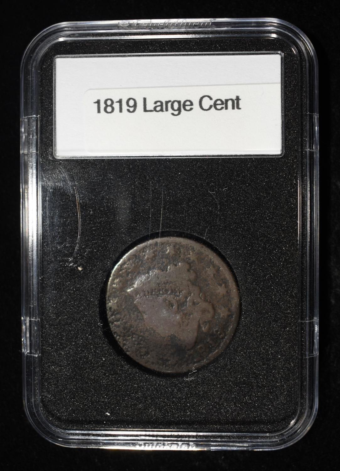 1819 CORONET HEAD LARGE CENT