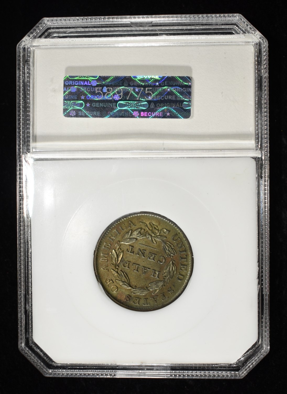1835 CLASSIC HEAD HALF CENT PCI SUPERB GEM BU BN