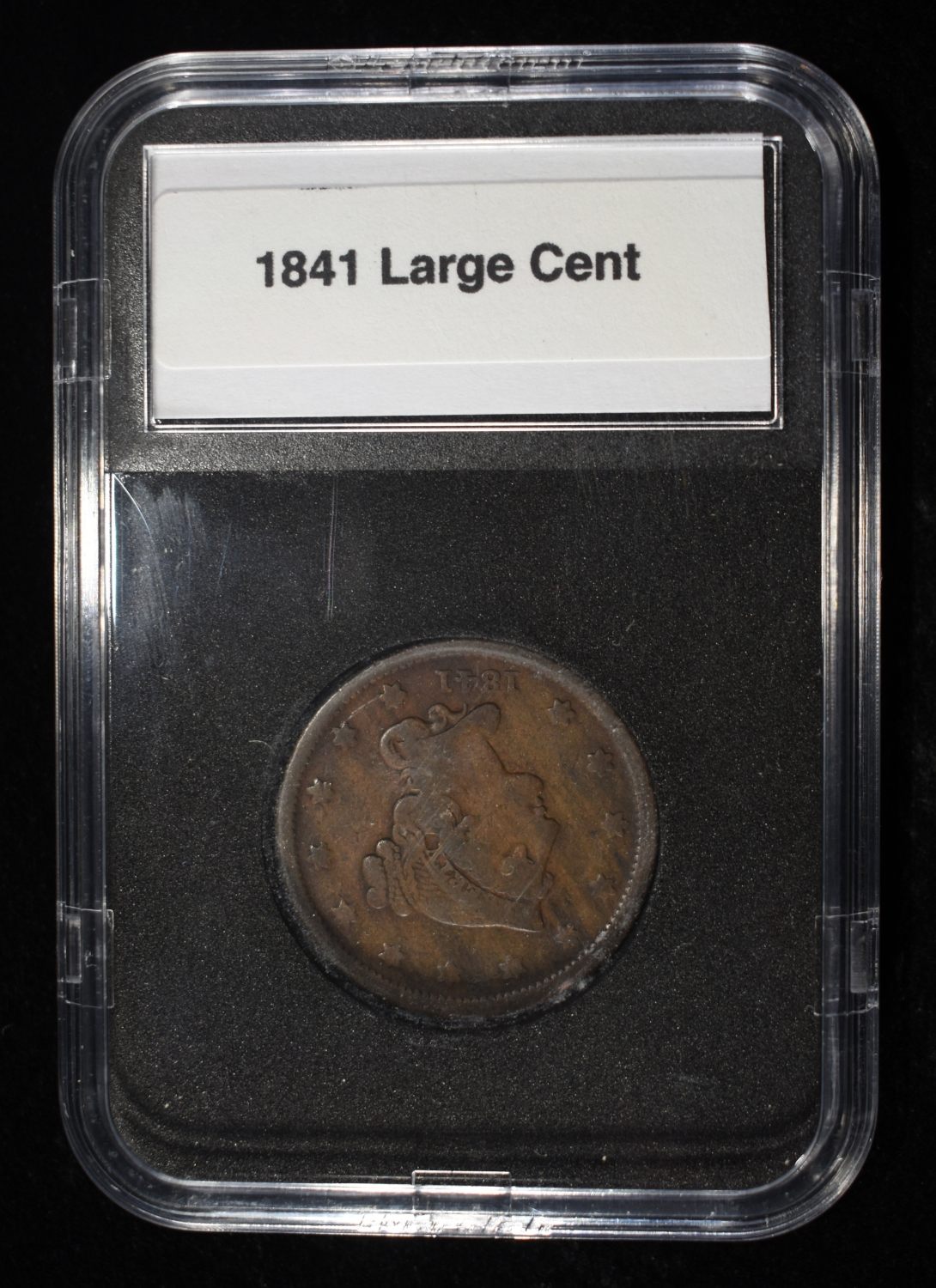1841 BRAIDED HAIR LARGE CENT