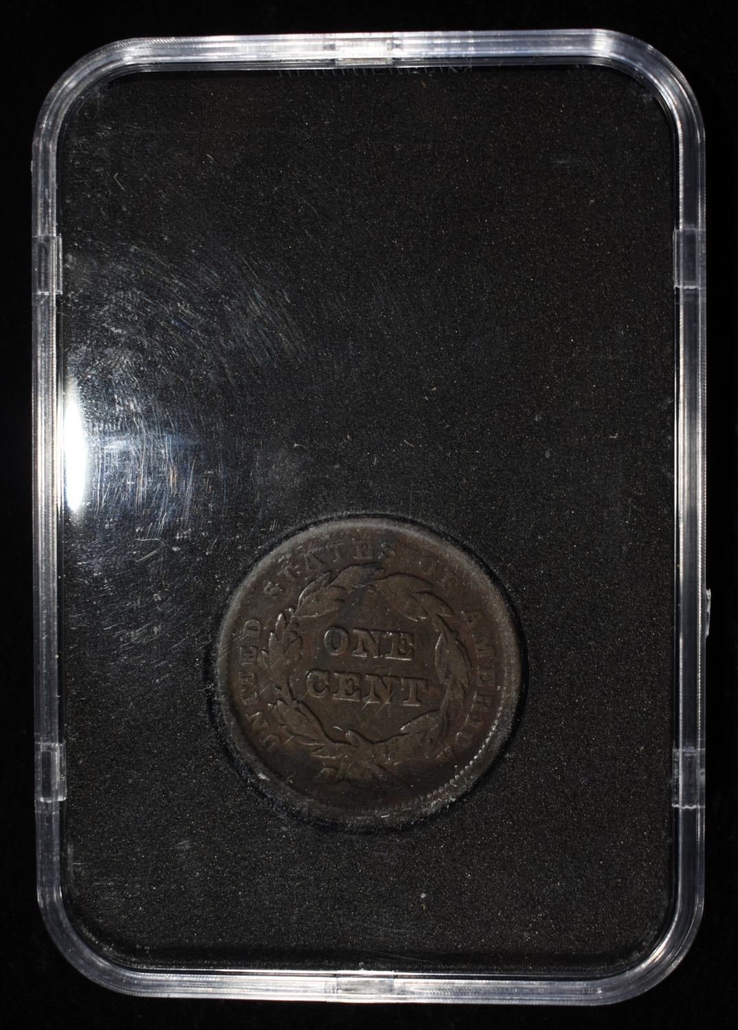 1841 BRAIDED HAIR LARGE CENT