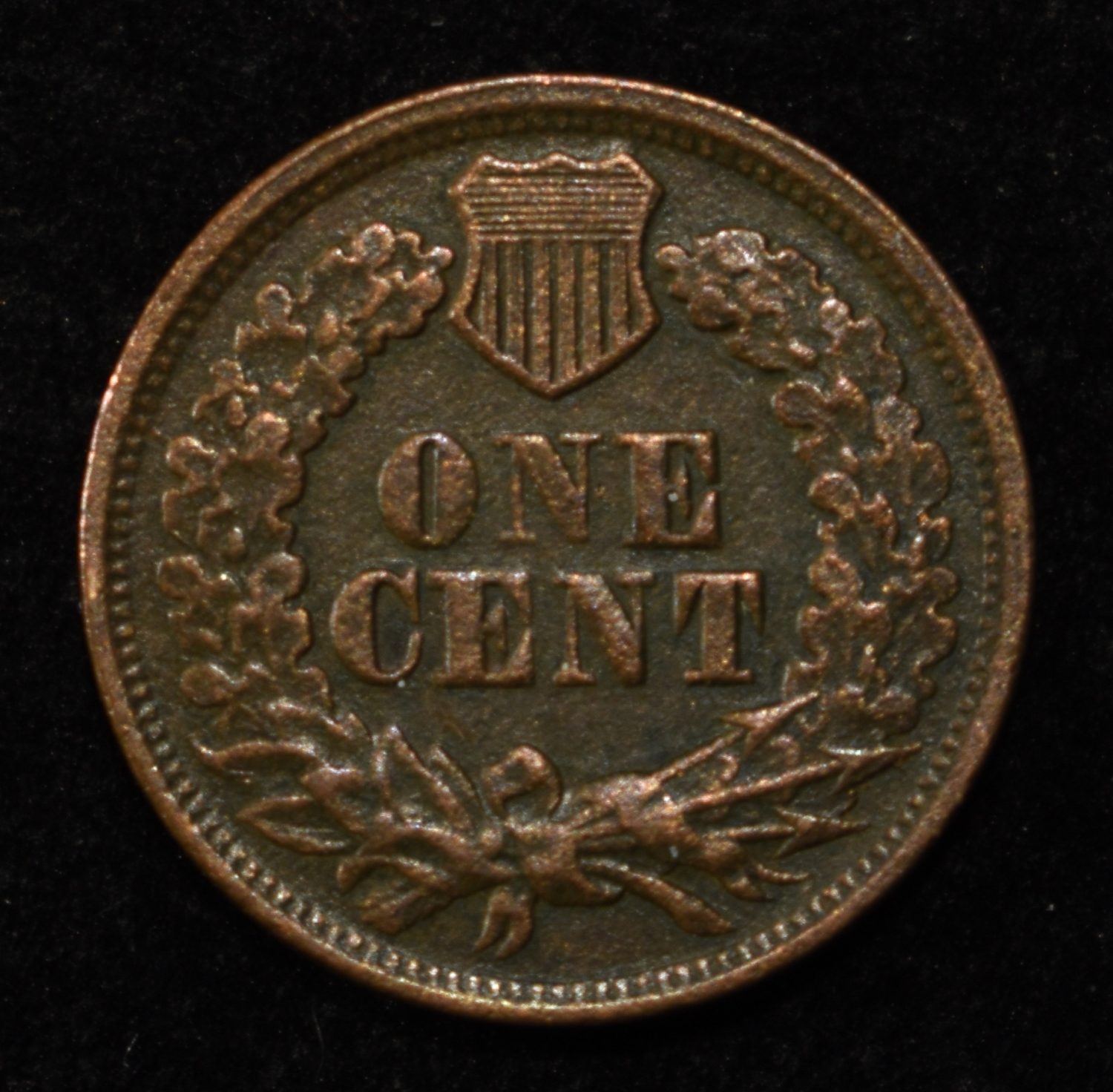 1865 INDIAN CENT XF