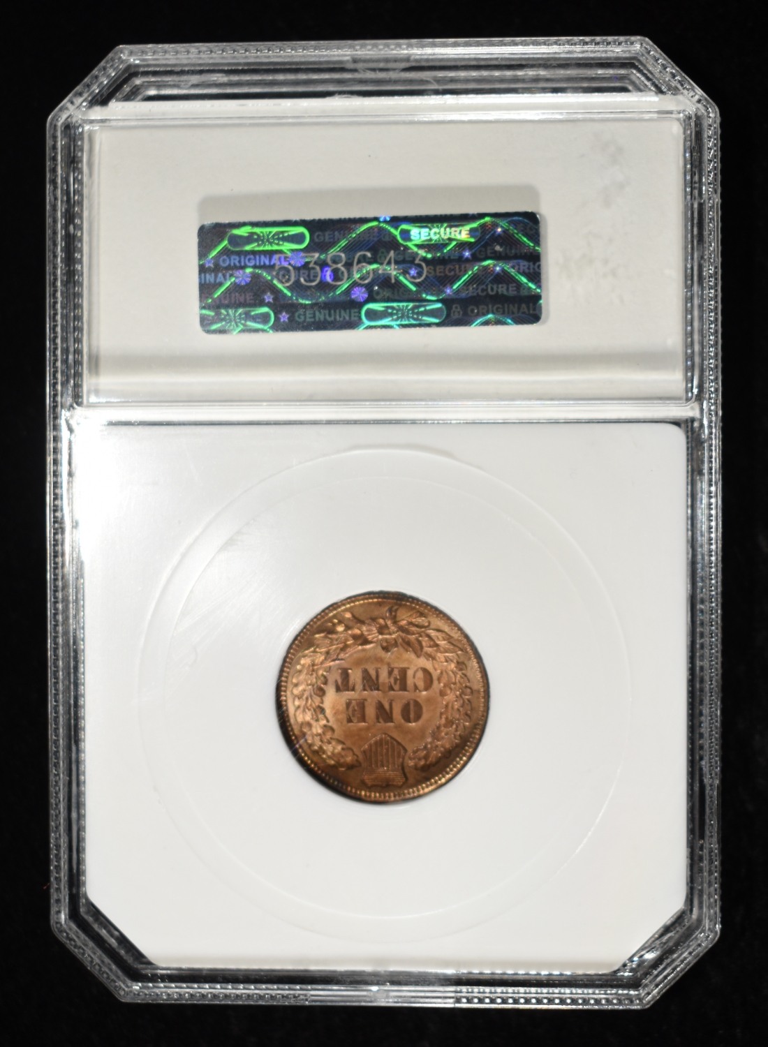1901 INDIAN CENT PCI SUPERB GEM BU RB