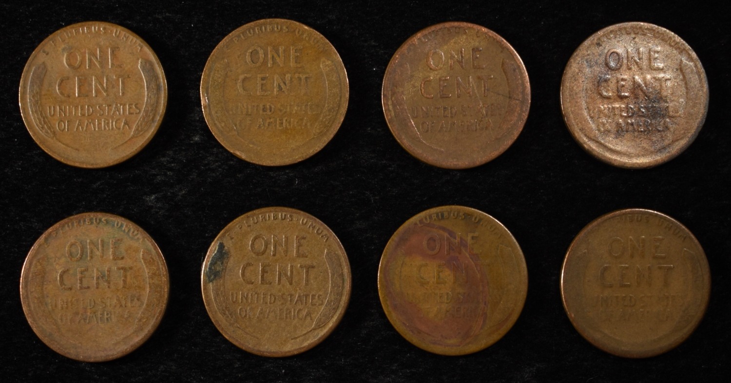 8 NICE EARLY SEMIKEY WHEAT CENTS
