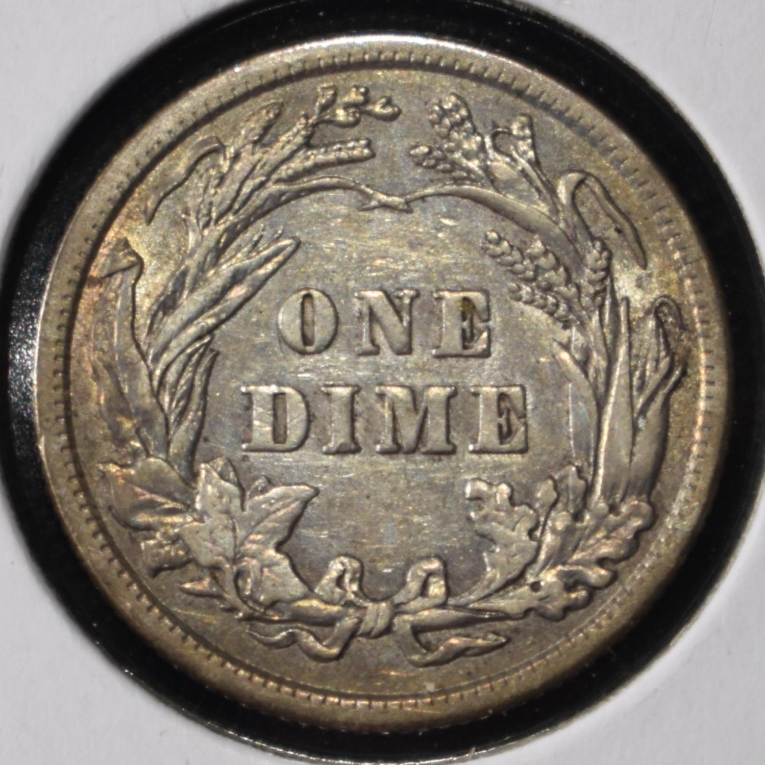 1912 BARBER DIME NICE ORIG UNC