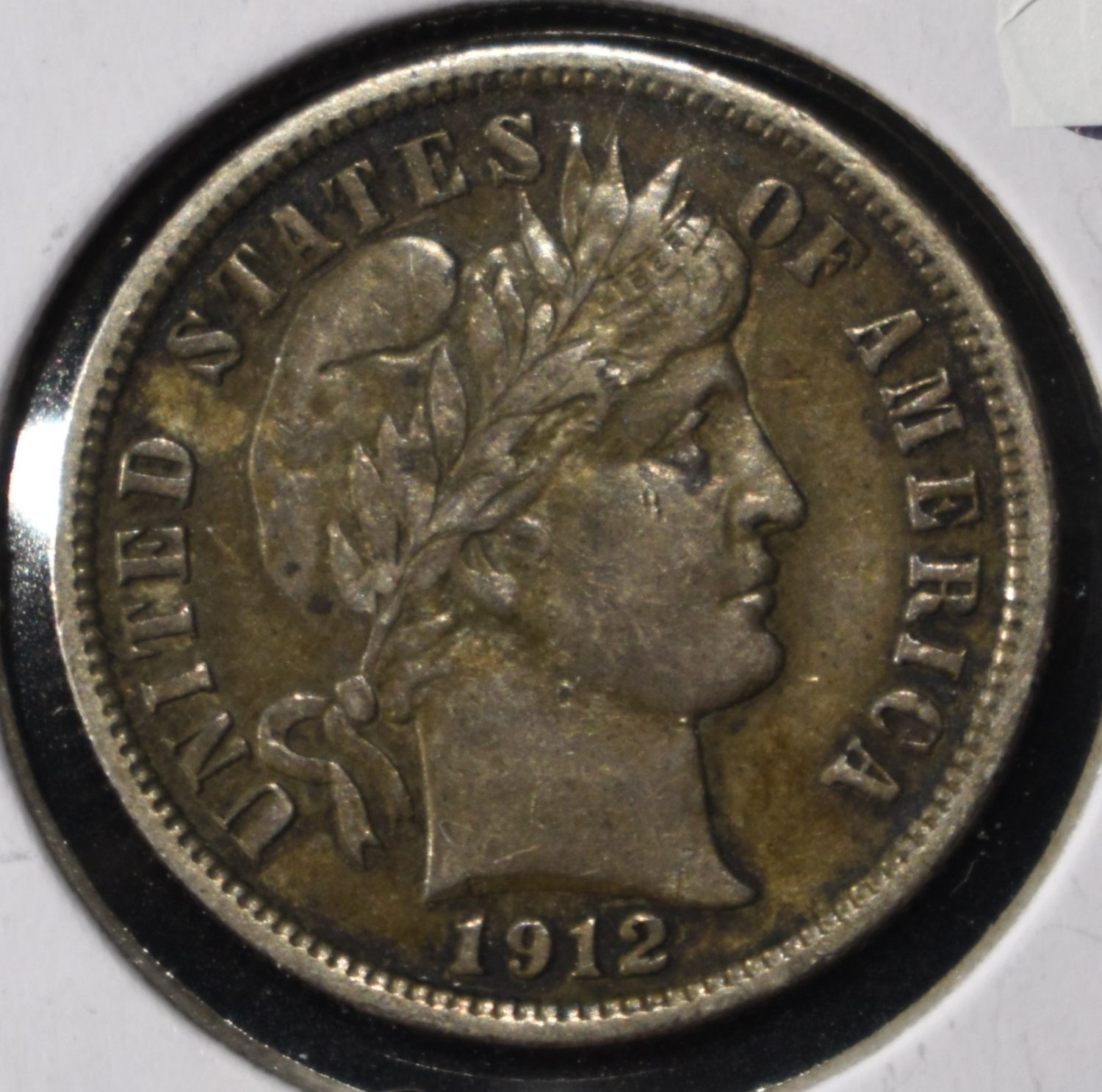 1912-D BARBER DIME AU