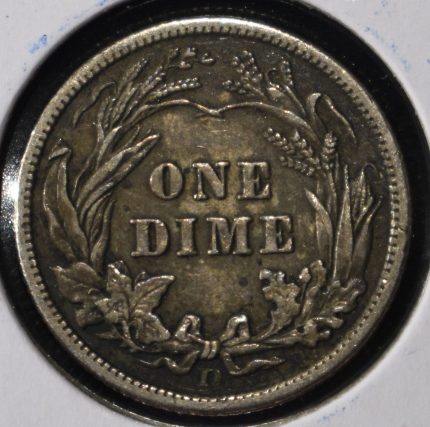 1912-D BARBER DIME AU