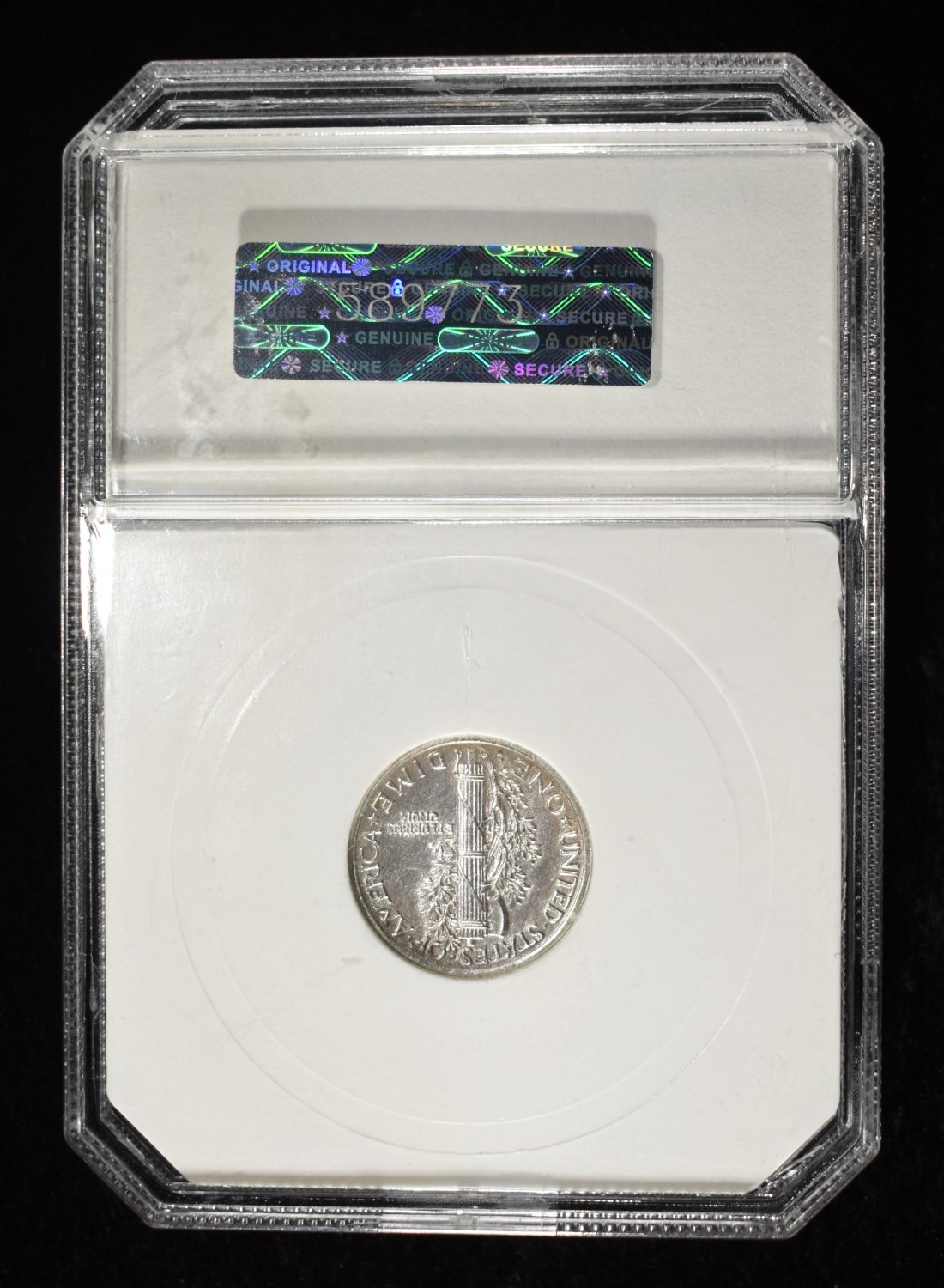 1916-D MERCURY DIME PCI MS CH BU FB