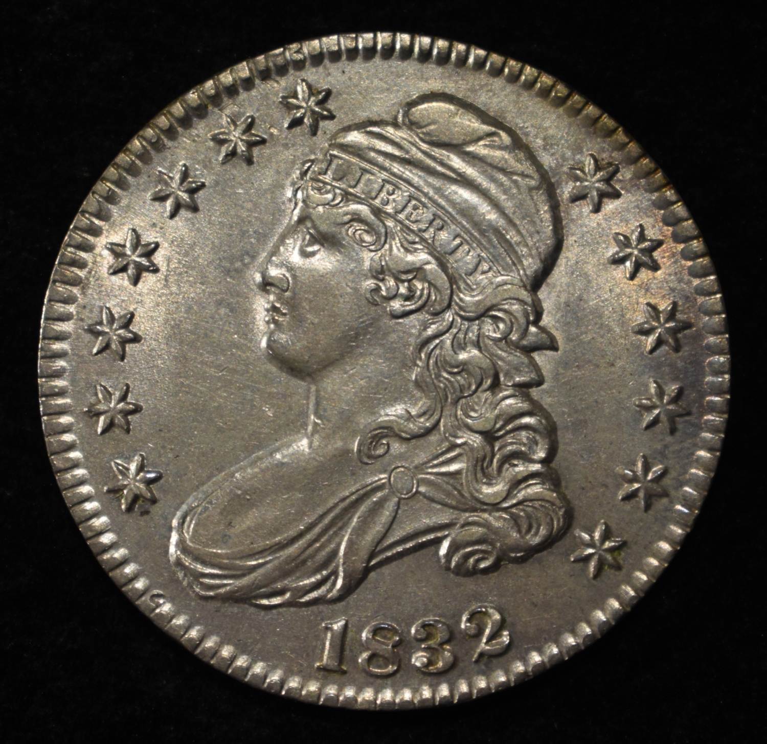 1832 CAPPED BUST HALF DOLLAR UNC