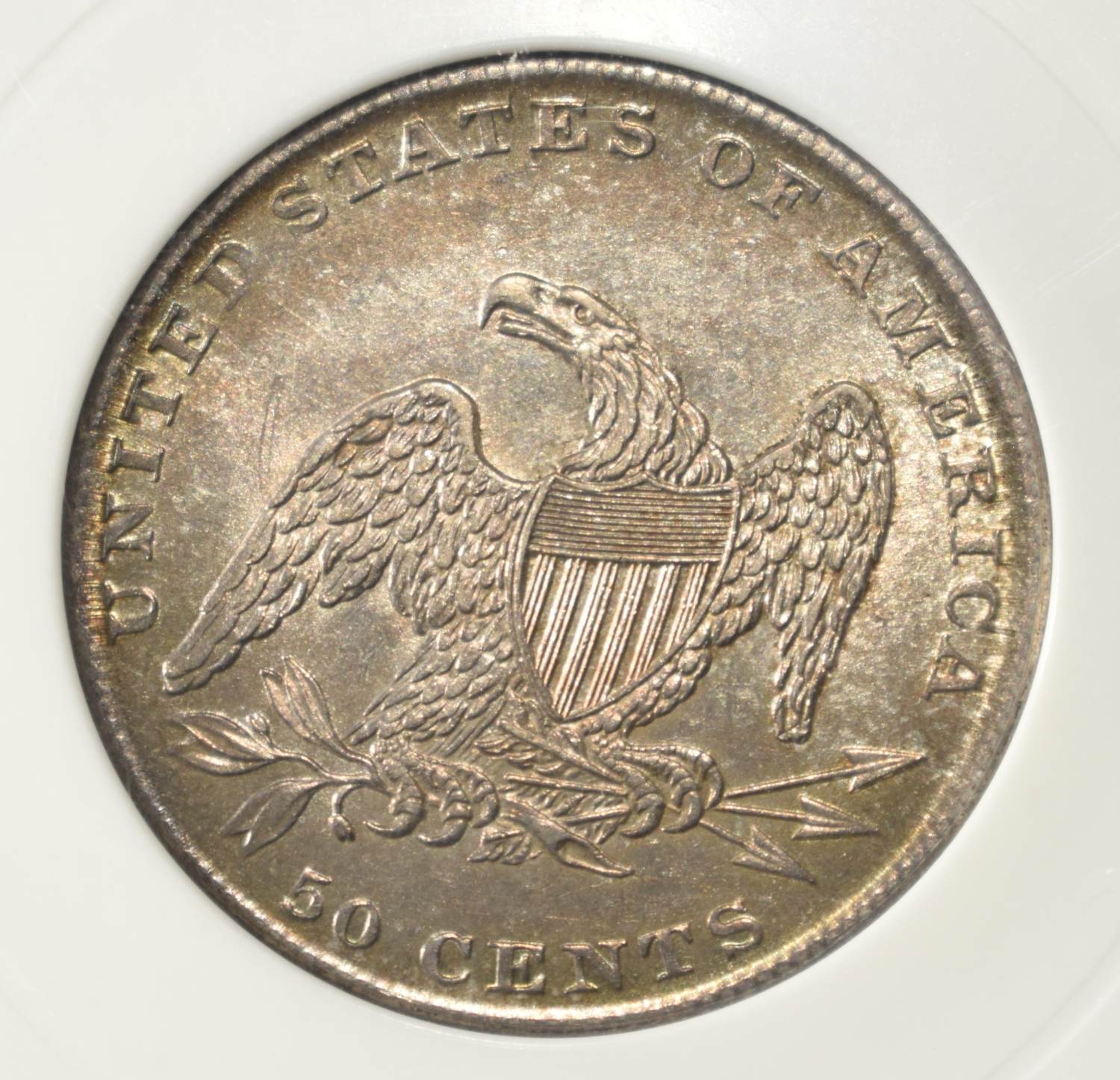 1837 CAPPED BUST HALF DOLLAR REED EDGE PCI GEM BU