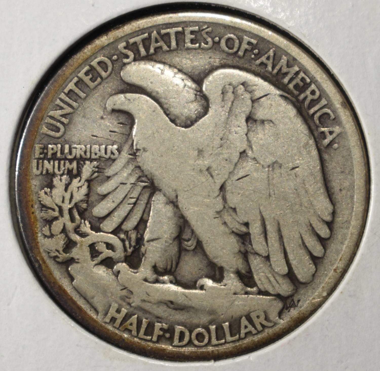 1916 WALKING LIBERTY HALF DOLLAR VG/F
