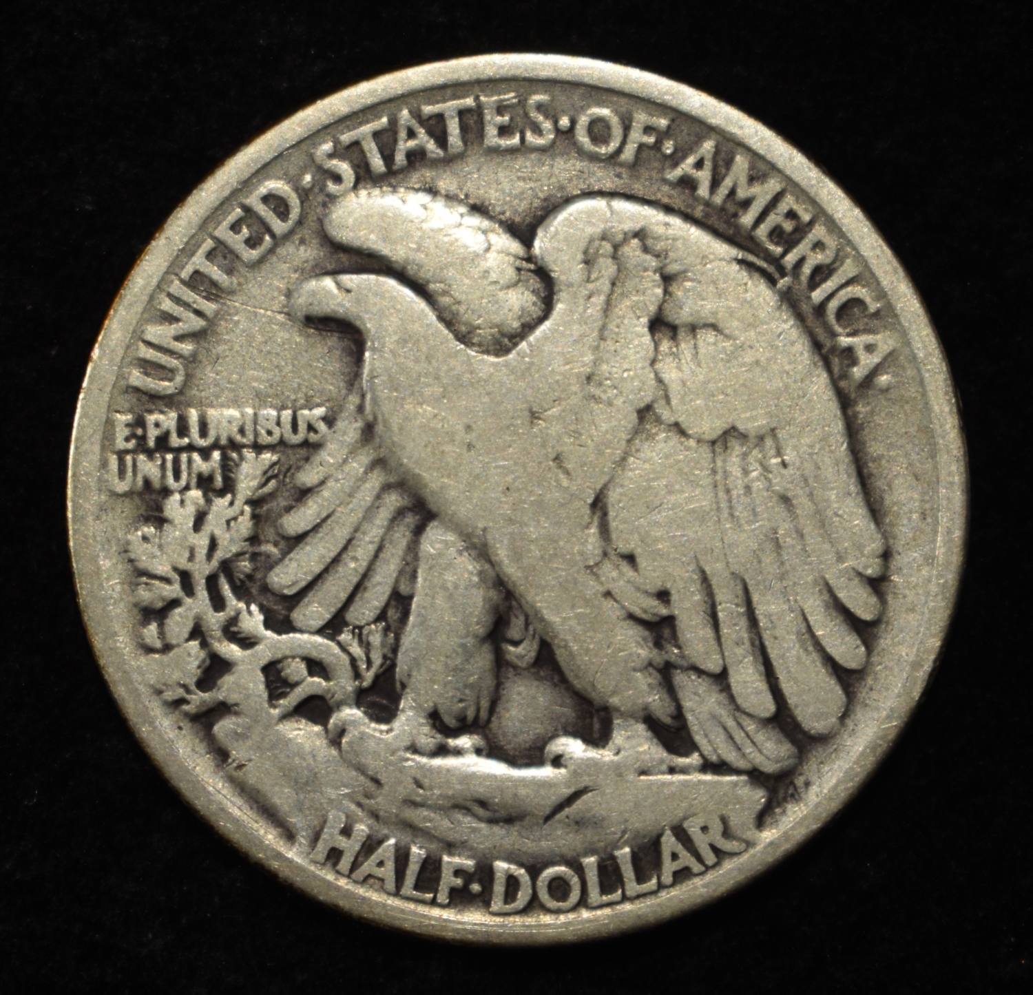 1921 WALKING LIBERTY HALF DOLLAR FINE