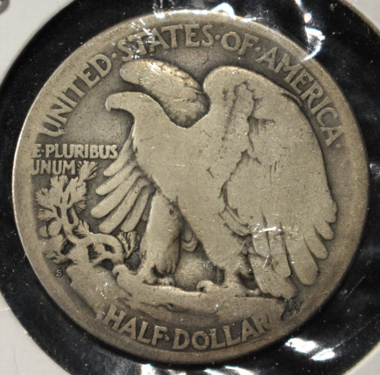 1921-S WALKING LIBERTY HALF DOLLAR VG