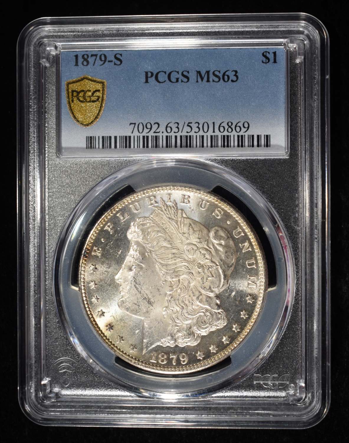 1879-S MORGAN DOLLAR PCGS MS-63