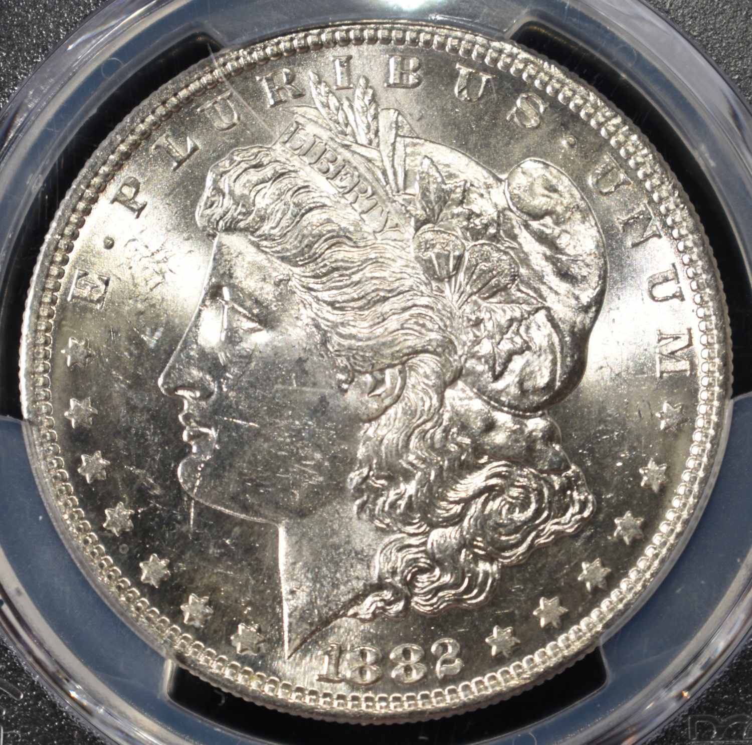 1882-S MORGAN DOLLAR PCGS MS-62