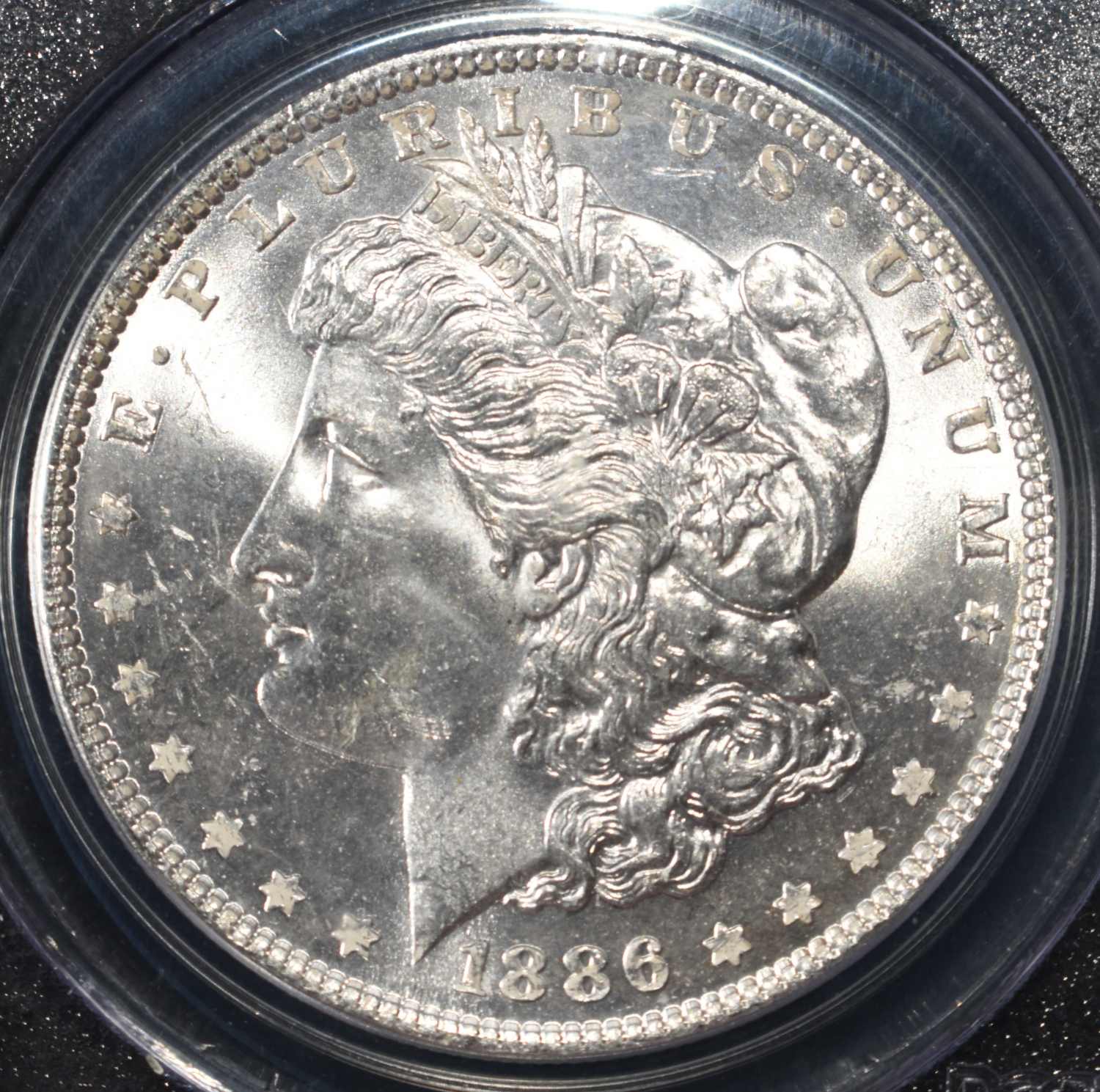 1886 MORGAN DOLLAR PCGS MS-63