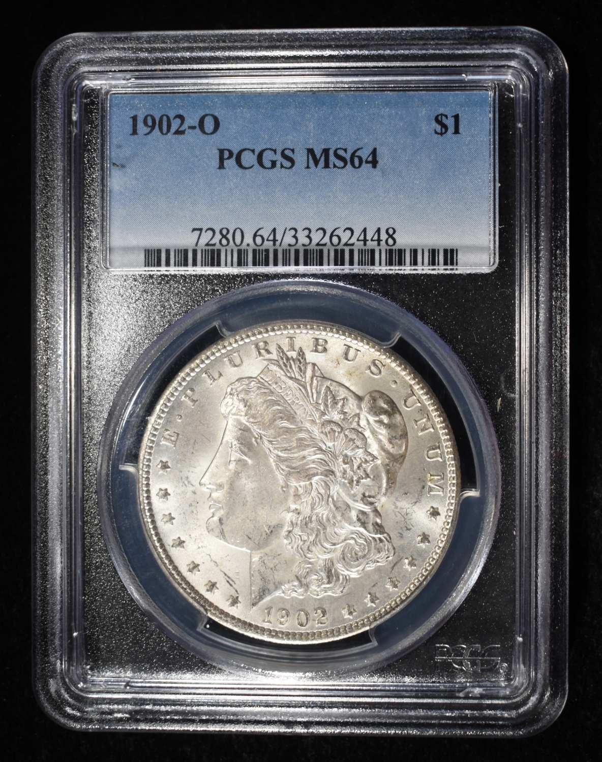 1902-O MORGAN DOLLAR PCGS MS-64