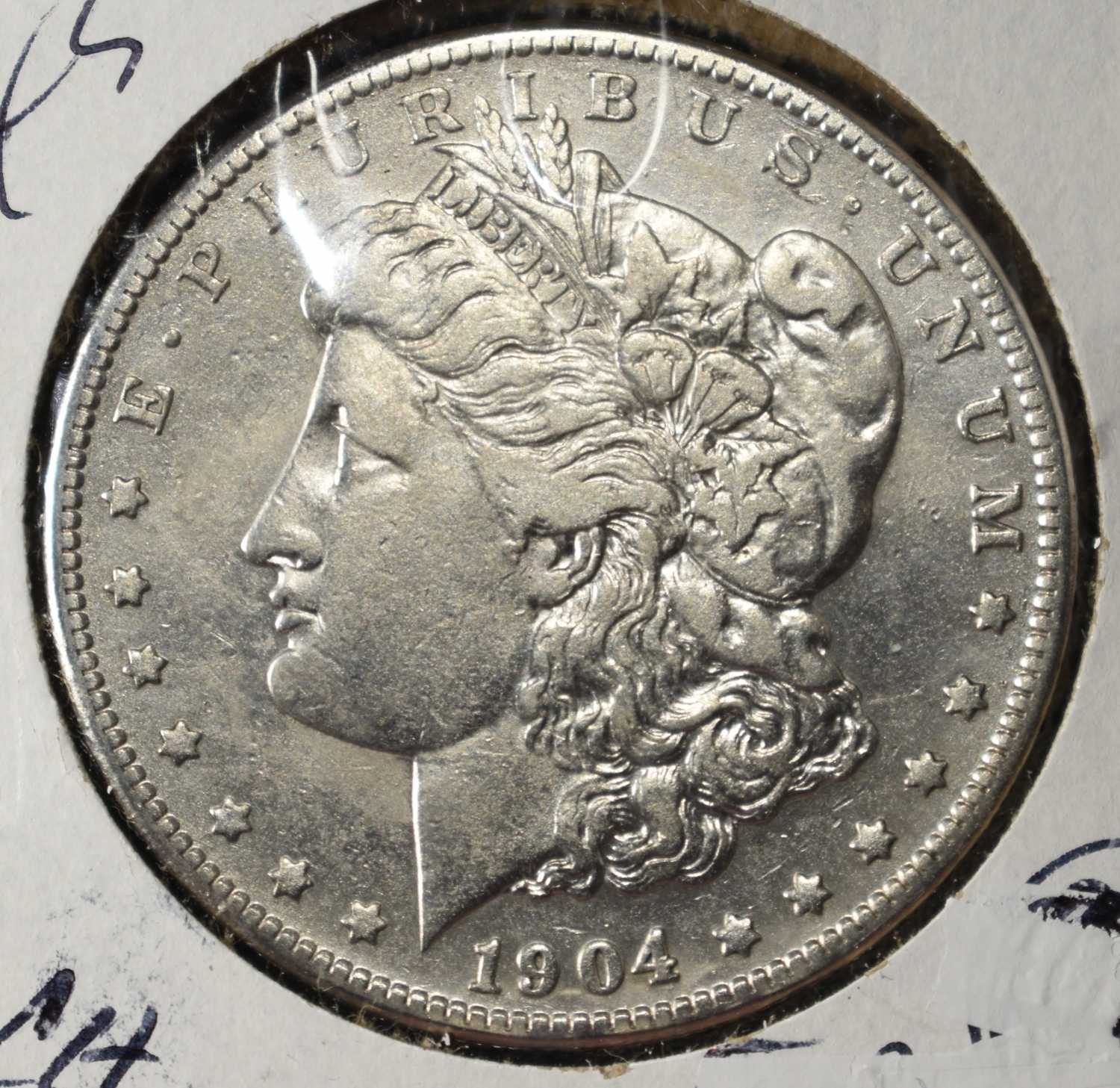 1904-S MORGAN DOLLAR CH AU