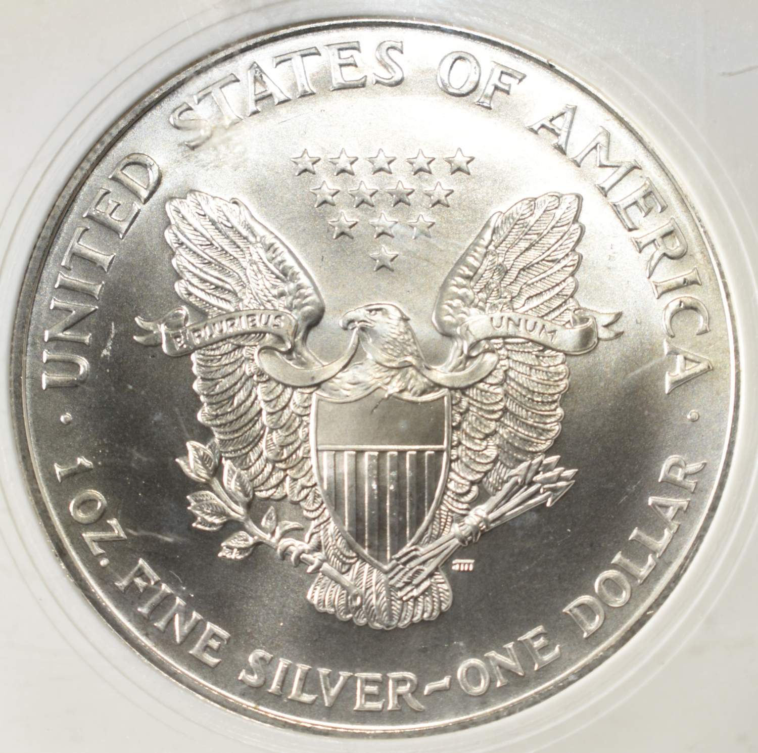 1998 AMERICAN SILVER EAGLE PCI PERFECT GEM BU