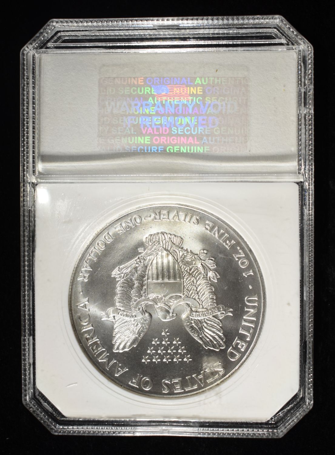 1998 AMERICAN SILVER EAGLE PCI PERFECT GEM BU