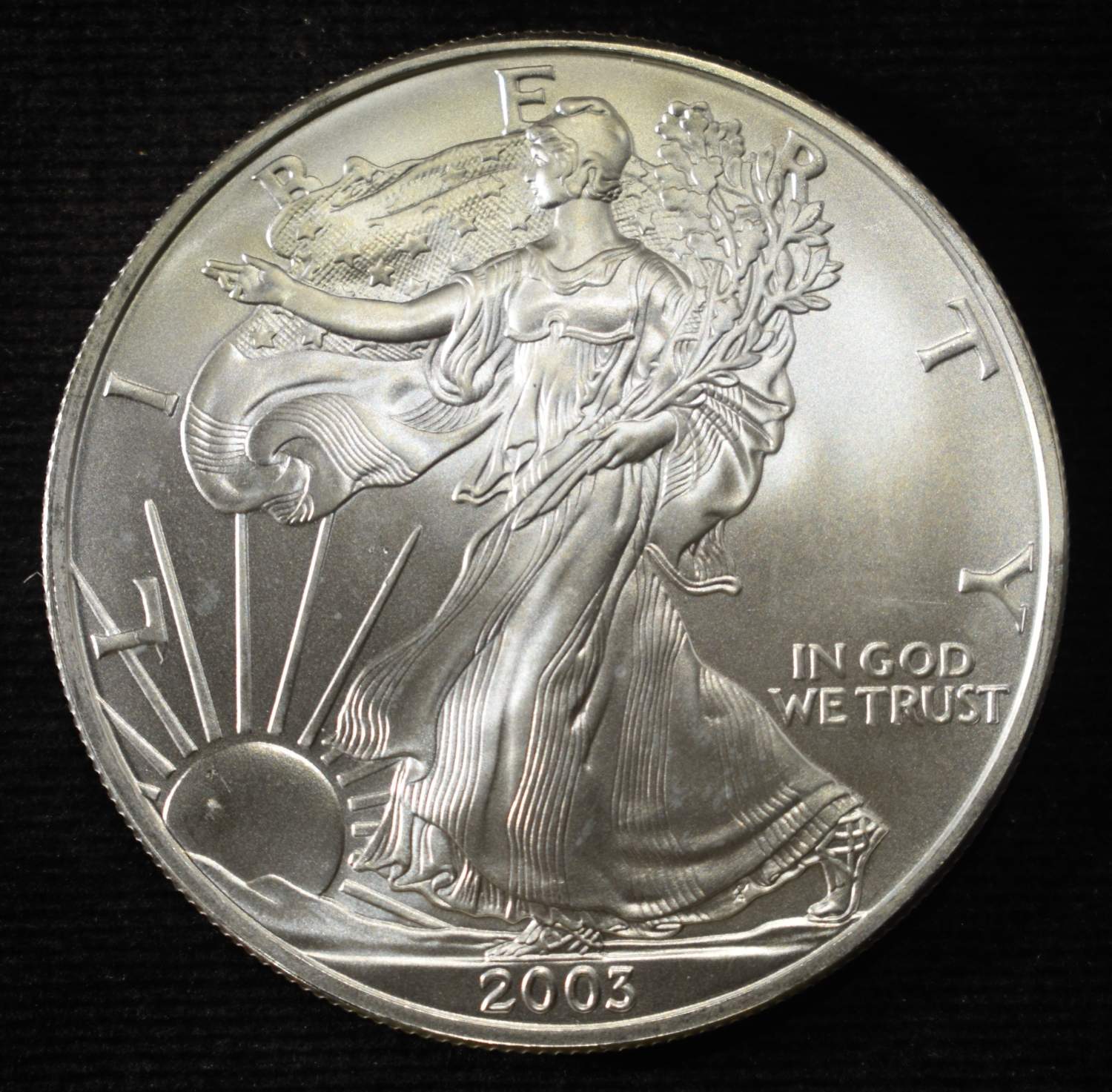 2003 AMERICAN SILVER EAGLE