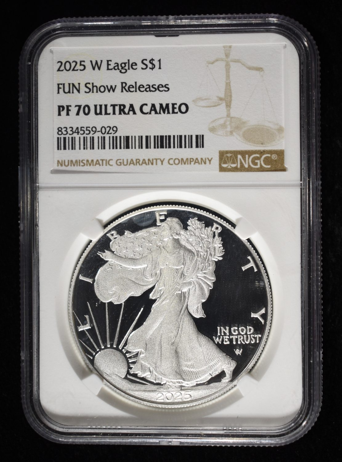 2025-W AMERICAN SILVER EAGLE FUN NGC PF70 UCAM
