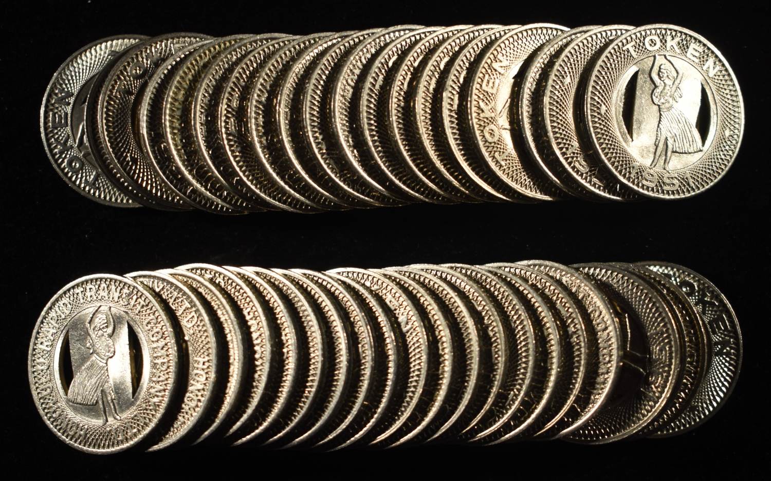 (40) 1951 HONOLULU RAPID TOKENS
