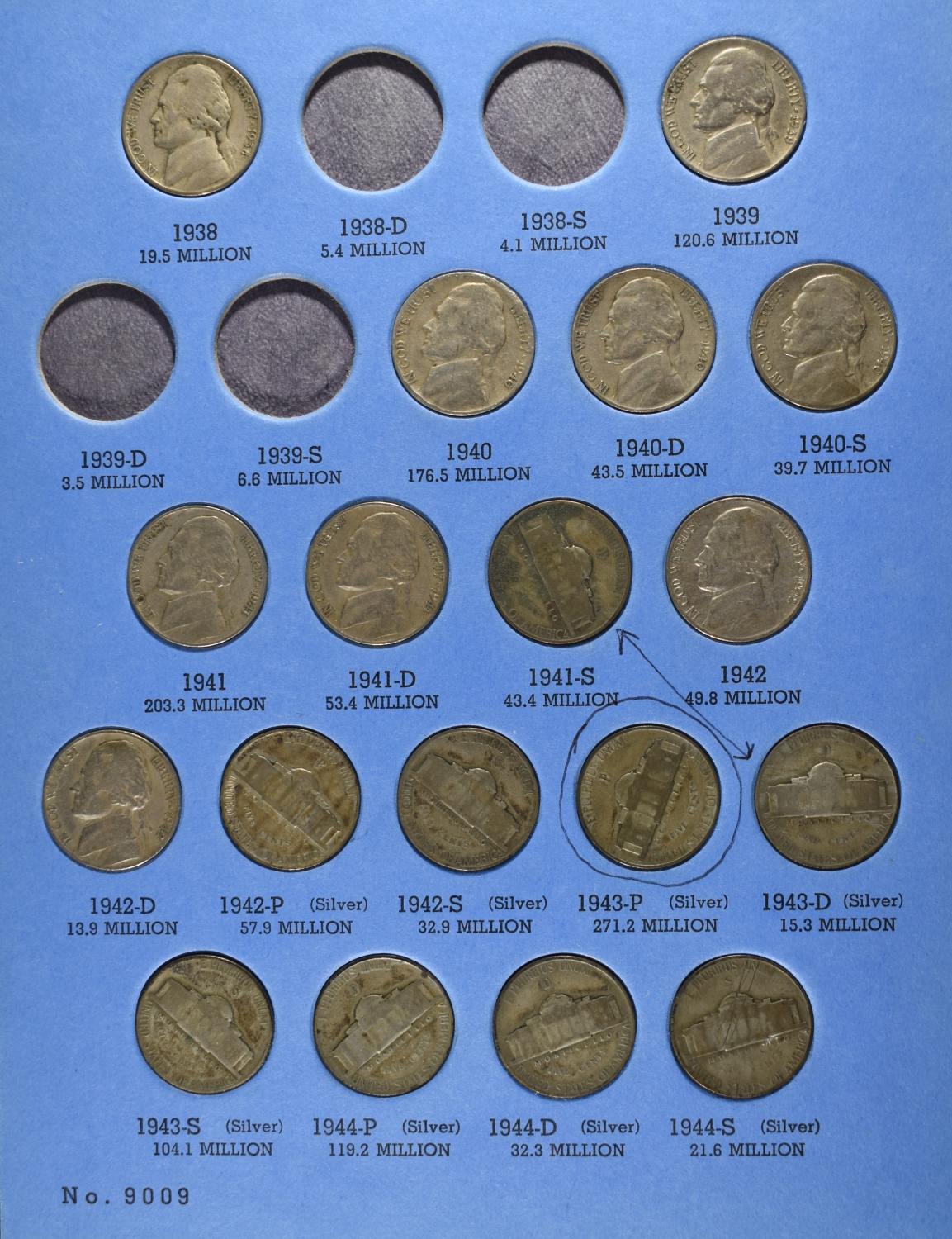 LIBERTY & JEFFERSON NICKEL COLLECTIONS