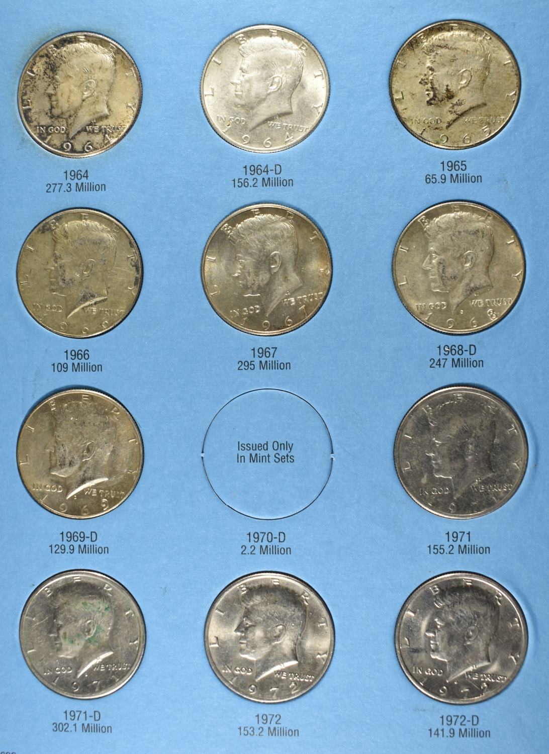 KENNEDY HALF DOLLARS COLLECTION WHITMAN
