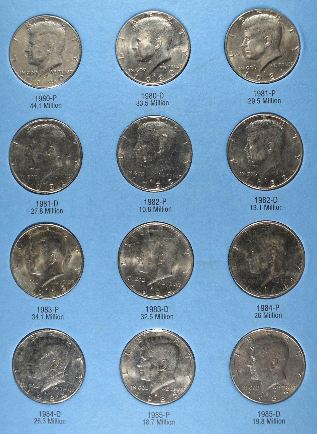 KENNEDY HALF DOLLARS COLLECTION WHITMAN