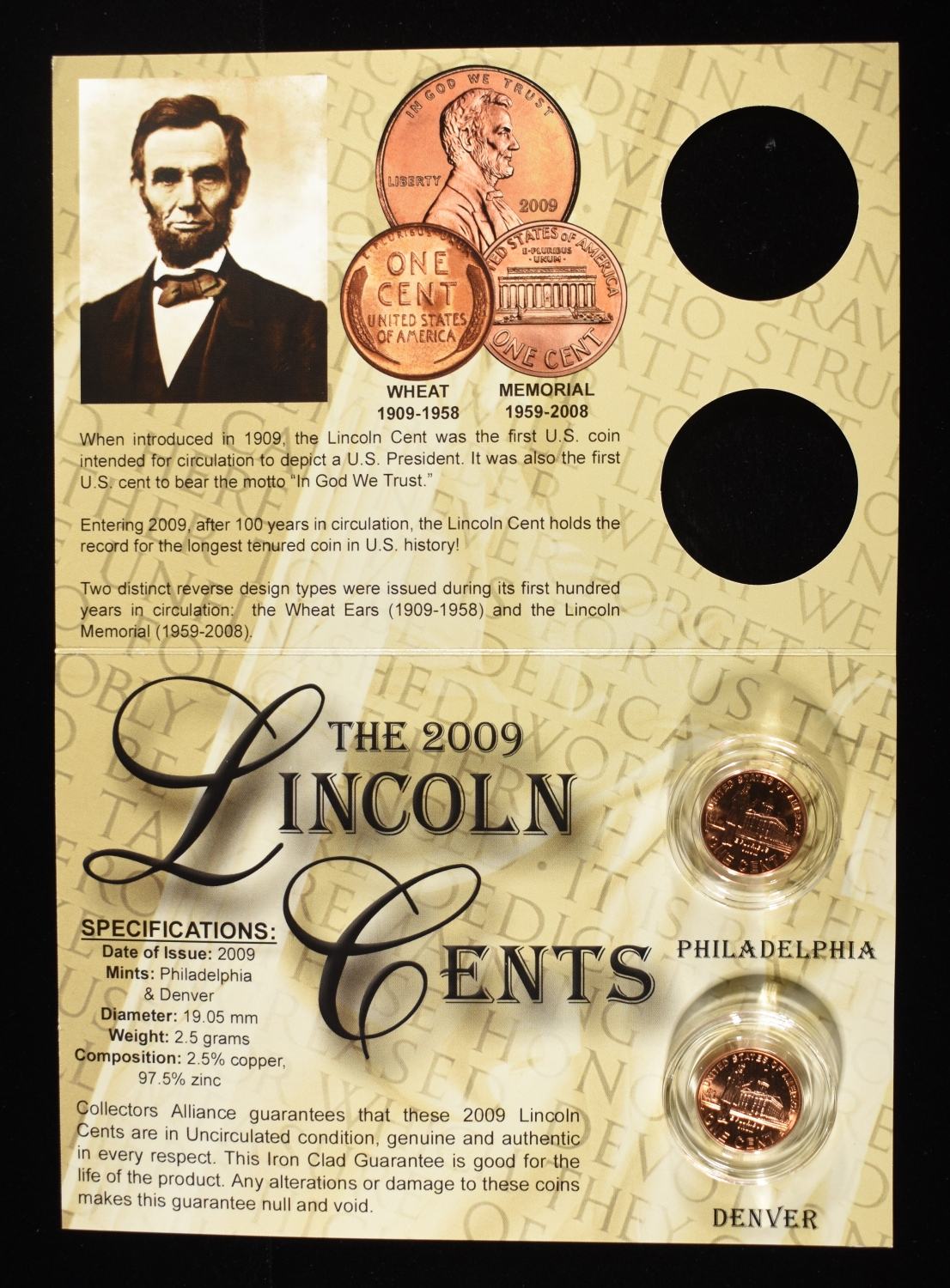 (12) 2009 THE LINCOLN CENT ISSUE #3