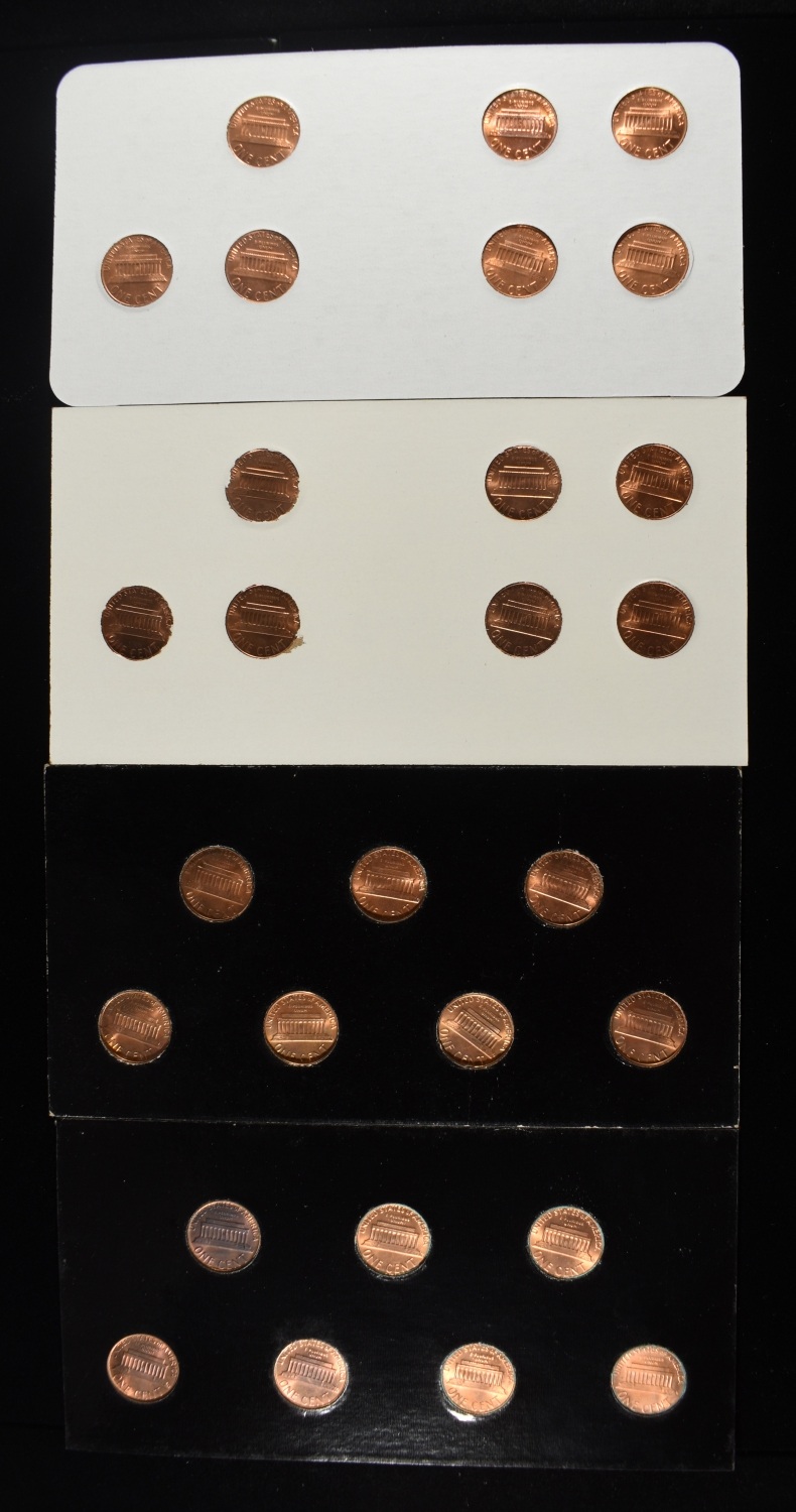 (4) 1982 LINCOLN CENT 7 VARIETY SETS