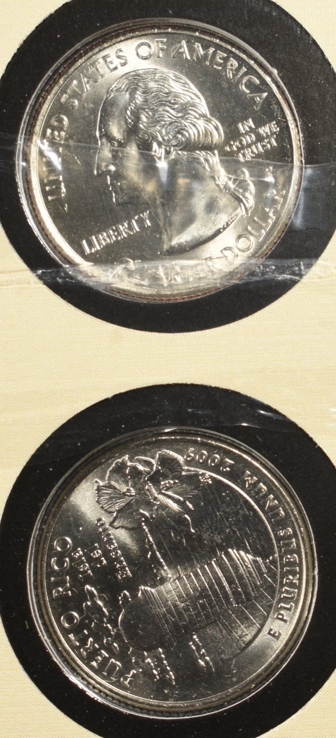 (17) PUERTO RICO QUARTERS SET OF 2 LIMITED EDITION