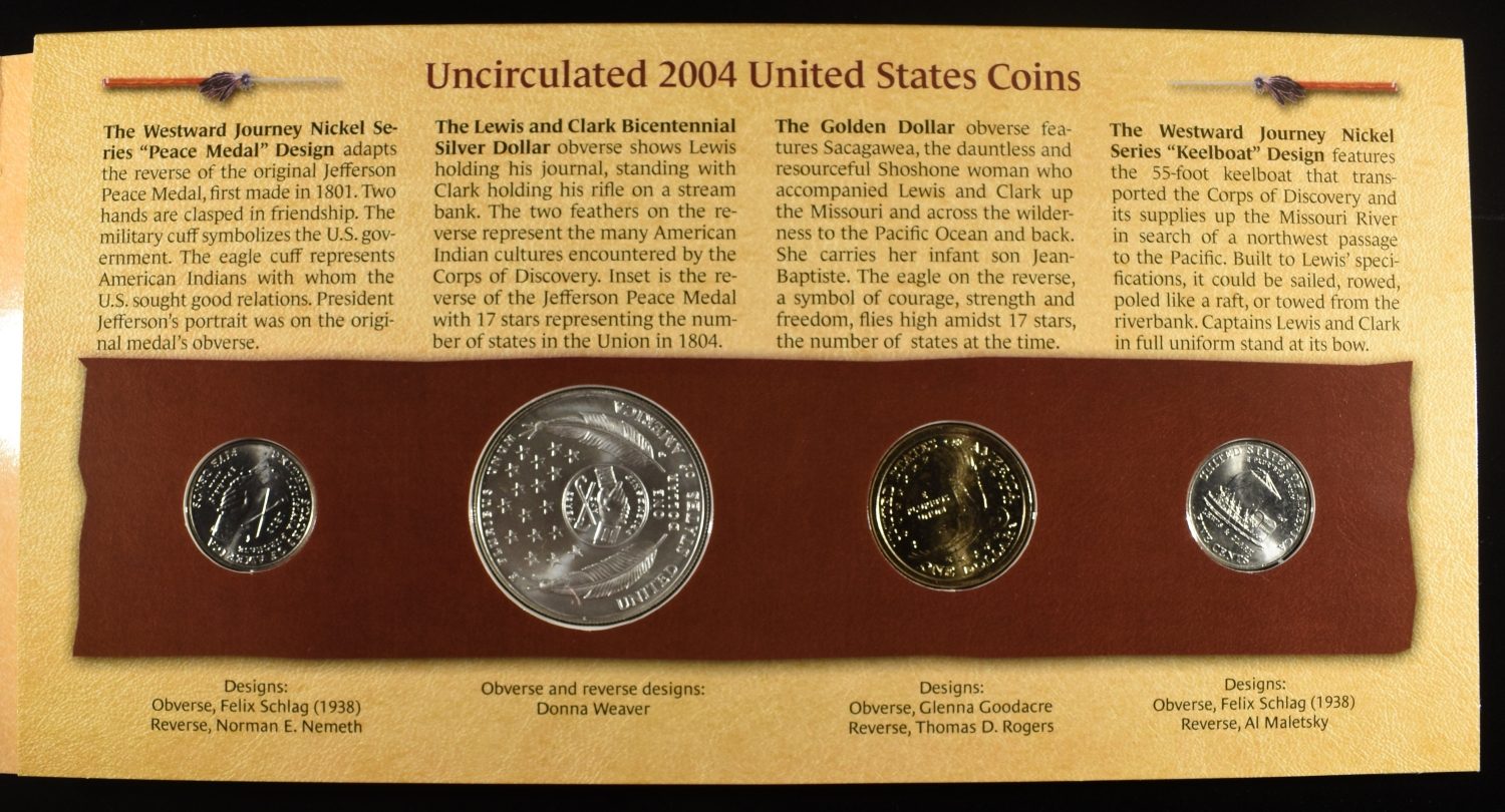 LEWIS AND CLARK COINAGE & CURRENCEY SET