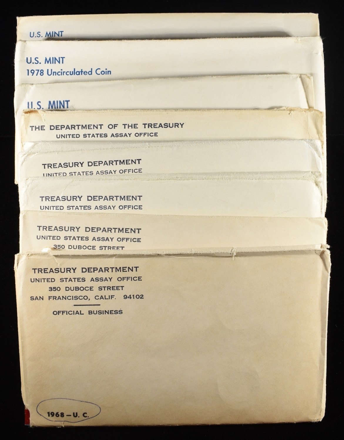 1968-1972 & 1977-1979 MINT SETS