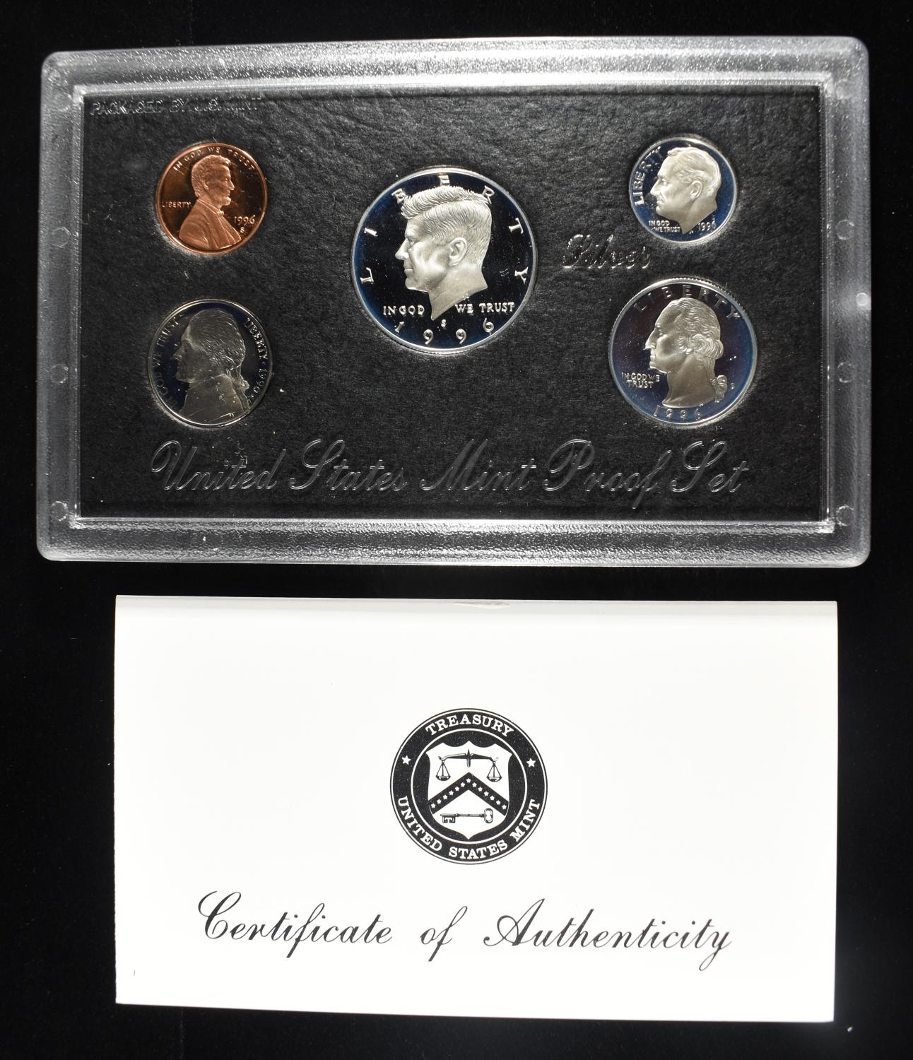 1996 SILVER PROOF SET