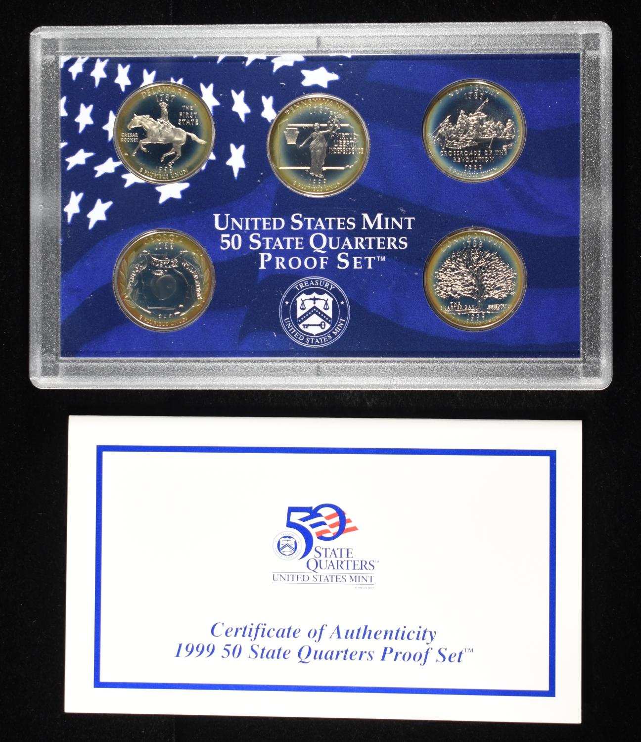 1999-2010 QUARTER PROOF SETS