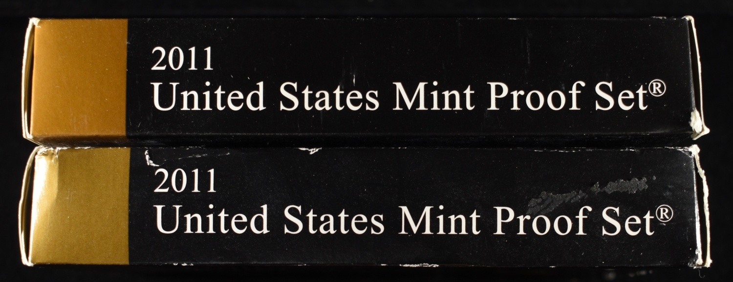 (2) 2011 US PROOF SETS