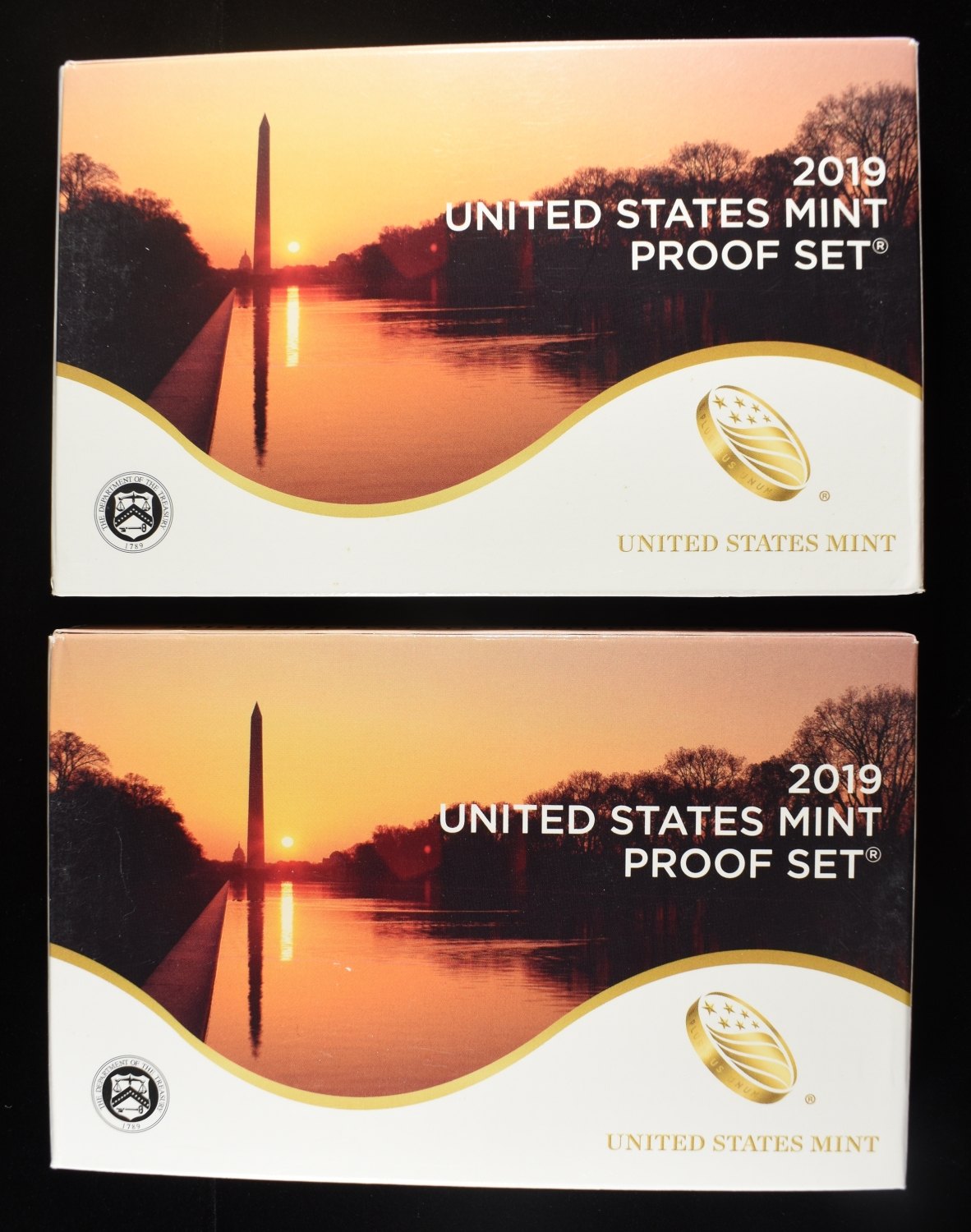 (2) 2019 MINT PROOF SETS