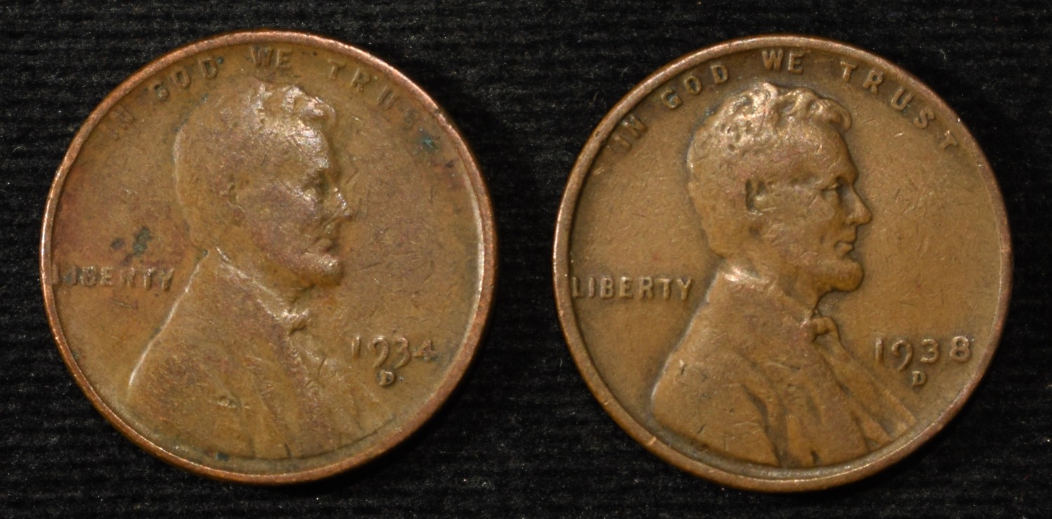 (500) WHEAT CENTS: MIXED DATES